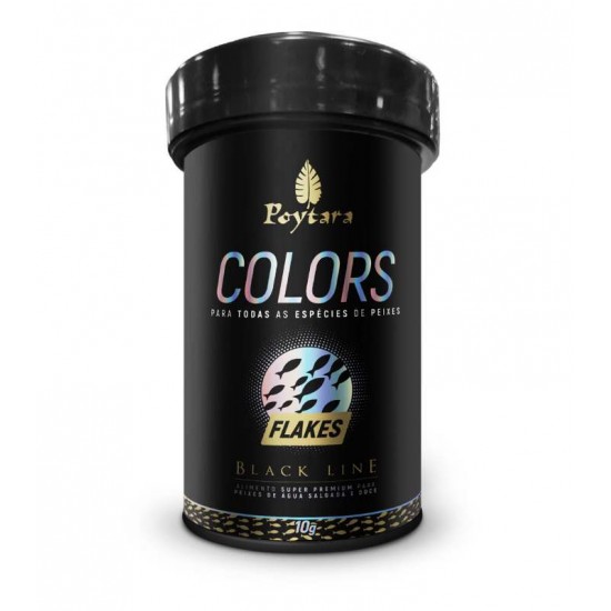 COLORS FLAKES BLACK LINE 10G POYTARA