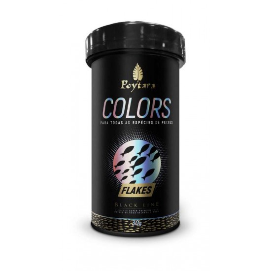 COLORS FLAKES BLACK LINE 30G POYTARA