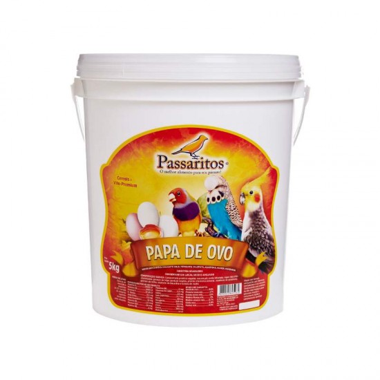PAPA DE OVOS PASSARITOS BDE 5KG