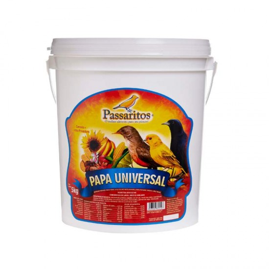 PAPA UNIVERSAL PASSARITOS BALDE 5 KG