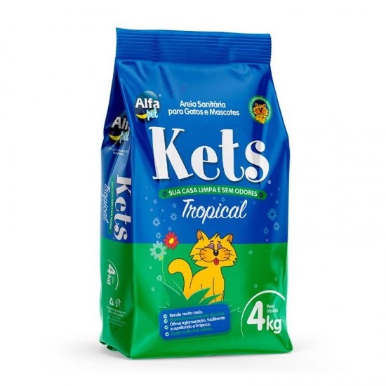 AREIA KETS TROPICAL FARDO 5X4KG