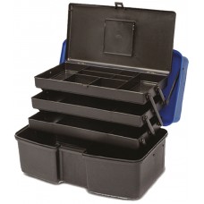 9719 - MALETA C/3 BANDEJAS ARTICULADAS PRETA (4027)