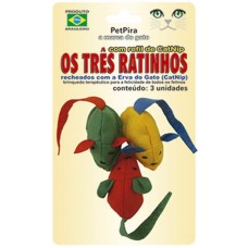 6342 - PET PIRA BRINQ.OS TRES RATINHO C/REC