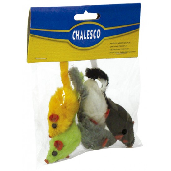 RATO PELUCIA IMPORTADO C/5