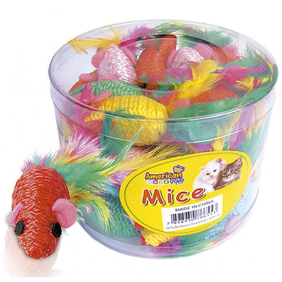 RATINHO C/PLUMAS POTE C/36 (248)