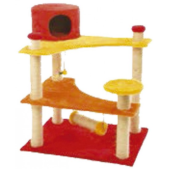 ARRANHADOR GATO CASTELO GIRA GIRA