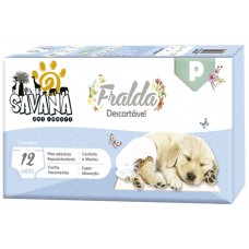38324 - FRALDA DESCARTAVEL TAM G  SAVANA C/12