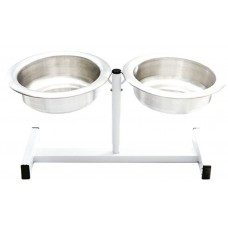 15880 - COMEDOURO DUPLO REGULAVEL PEQ 900ml