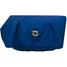 37669 - BOLSA LUXO SS PETS COURINO AZUL 45X26X28CM
