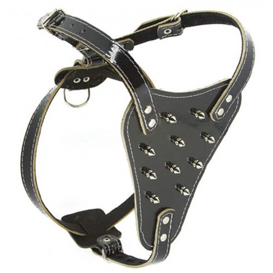 PEITORAL TATI PIT BULL C/PINO COR PRETA