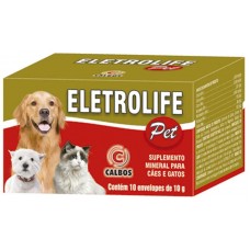24035 - ELETROLIFE PET BIOX  CALBOS 10X10G
