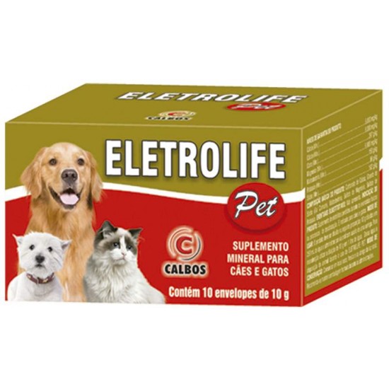 ELETROLIFE PET BIOX  CALBOS 10X10G