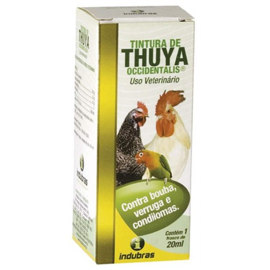 TINTURA DE THUYA 20 ML INDUBRAS