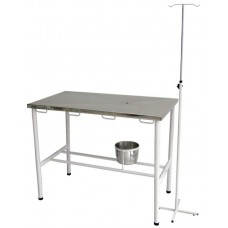 6758 - MESA ATENDIMENTO TAMPO INOX/FERRO (3003)