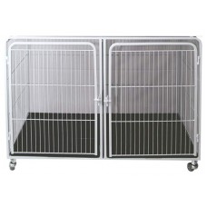 14006 - CANIL MODULOR DUPLO INFERIOR 120 X 80 X 60CM