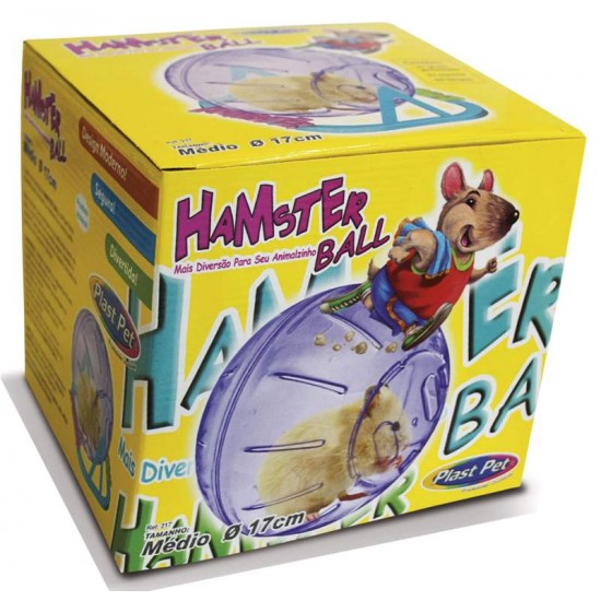 GLOBO DE HAMSTER PLAST PET MEDIO