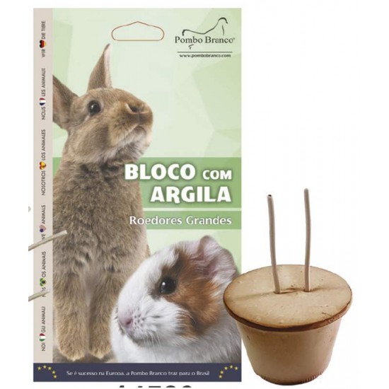 BLOCO CARVAO ARGILA ROEDORES GDE (NOVO 110G)
