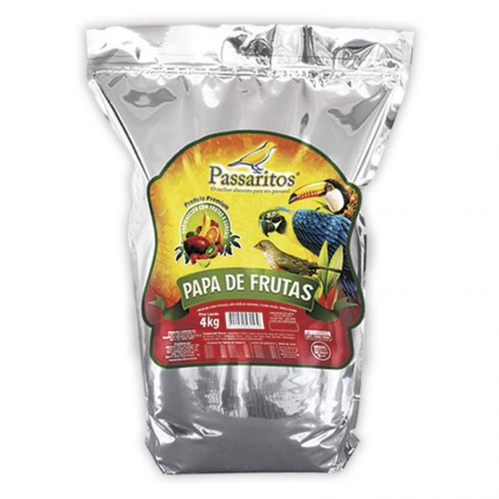 PAPA DE FRUTAS PASSARITOS REFIL 4KG