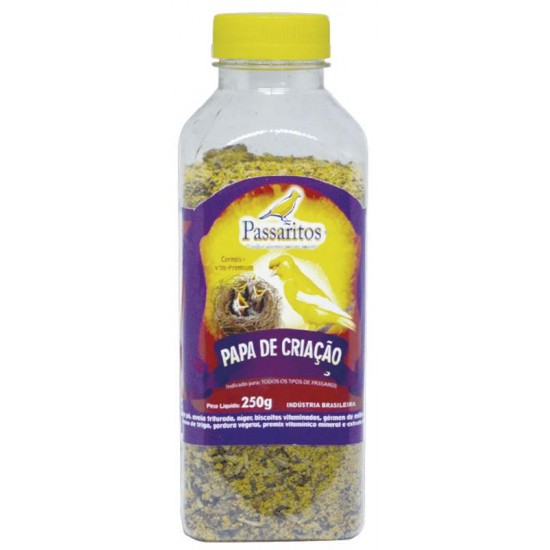 PAPA DE CRIACAO PASSARITOS 250G