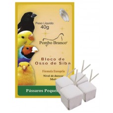 14540 - BLOCO OSSO DE SIBA PASSAROS PEQ 40GR