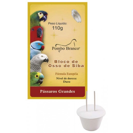 BLOCO OSSO DE SIBA PASSAROS GDE (NOVO 110G)