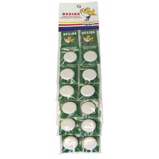 OSSIBA CALCIFICADA BRANCA (C/12 UNID)