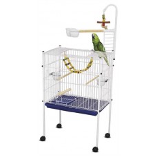 10819 - MINI VIVEIRO TETO RETO PAPAGAIO(57X37X100)