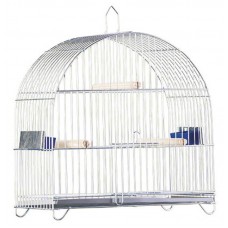 7557 - GAIOLA LONDRINA REDONDA N.8 ZINCADA