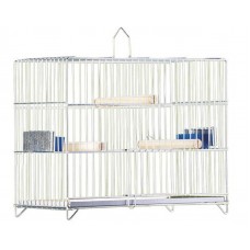 7560 - GAIOLA LONDRINA QUADRADA N.9 ZINCADA