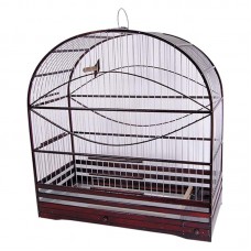 1033 - GAIOLA BRUS CURIO M. ALUMINIO N5 VINHO