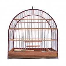 102 - GAIOLA ARCO PLASTICO FUNDO ALUMINIO N.2