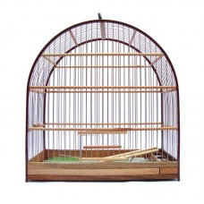 103 - GAIOLA ARCO PLASTICO FUNDO ALUMINIO N.3