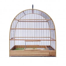 38002 - GAIOLA ARCO MADEIRA FUNDO ALUMINIO N.2