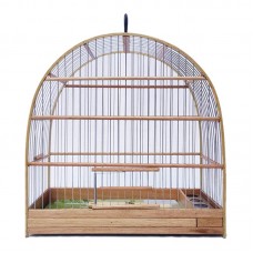 38004 - GAIOLA ARCO MADEIRA FUNDO ALUMINIO N.4