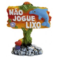 12760 - ENFEITE RESINA NAO JOGUE LIXO