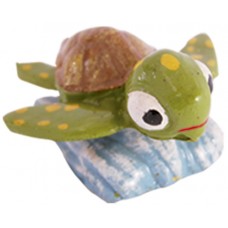 12717 - ENFEITE RESINA TARTARUGA ONDA