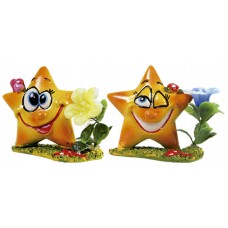 12746 - ENFEITE RESINA  ESTRELA ALEGRIA 1,2 (PAR)