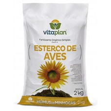 10571 - ESTERCO DE AVES 2,0 KGS VITAPLAN UNICA