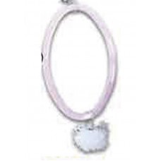 7940 - BALANCINHO ARGOLA PERIQUITO C/POMPOM NOVO