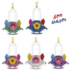 99 - BEBED. PLAST PET POP 3 FLORES C/6