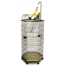 10874 - VIVEIRO PLAYTOP PARA PAPAGAIOS