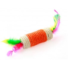 35288 - BRINQUEDO GATO NAPI SISAL ROLO PENAS BG-24