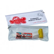 331 - KIT HIGIENE BUCAL CATDOG MORANGO + DEDEIRA