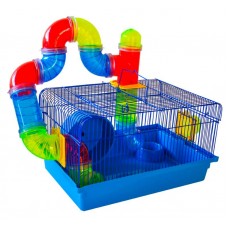 25501 - GAIOLA LABIRINTO TUBO LUXO JELPLAST LILÁS  (632)