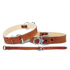 22073 - COLEIRA AGRODOG COURO DUPLA C/ DESTOR..Nº 07