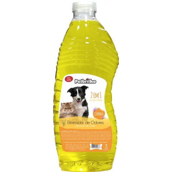 ELIMINADOR ODORES CITRONELA PETBRILHO 2L