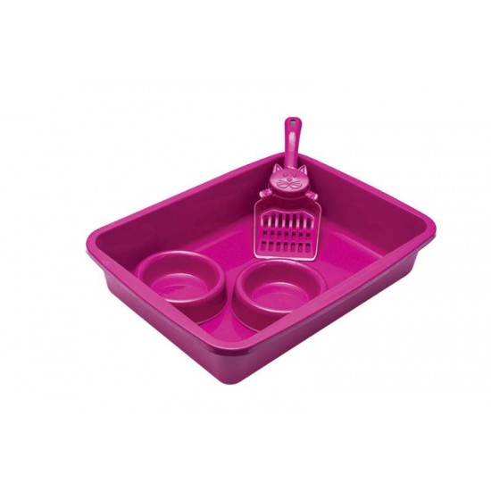 KIT GATOS ROSA (1 Band/1 PA/2 Com.)  STILL PET