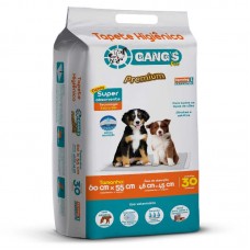 45005 - TAPETE HIGIENICO GANGS PREMIUM 60X55 C/30 UN