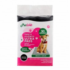 30708 - TAPETE HIG. ULTRA PADS CARBONO 80x60cm 30UN