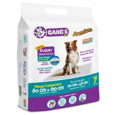 45006 - TAPETE HIGIENICO GANGS PREMIUM 80X60 C/7 UN